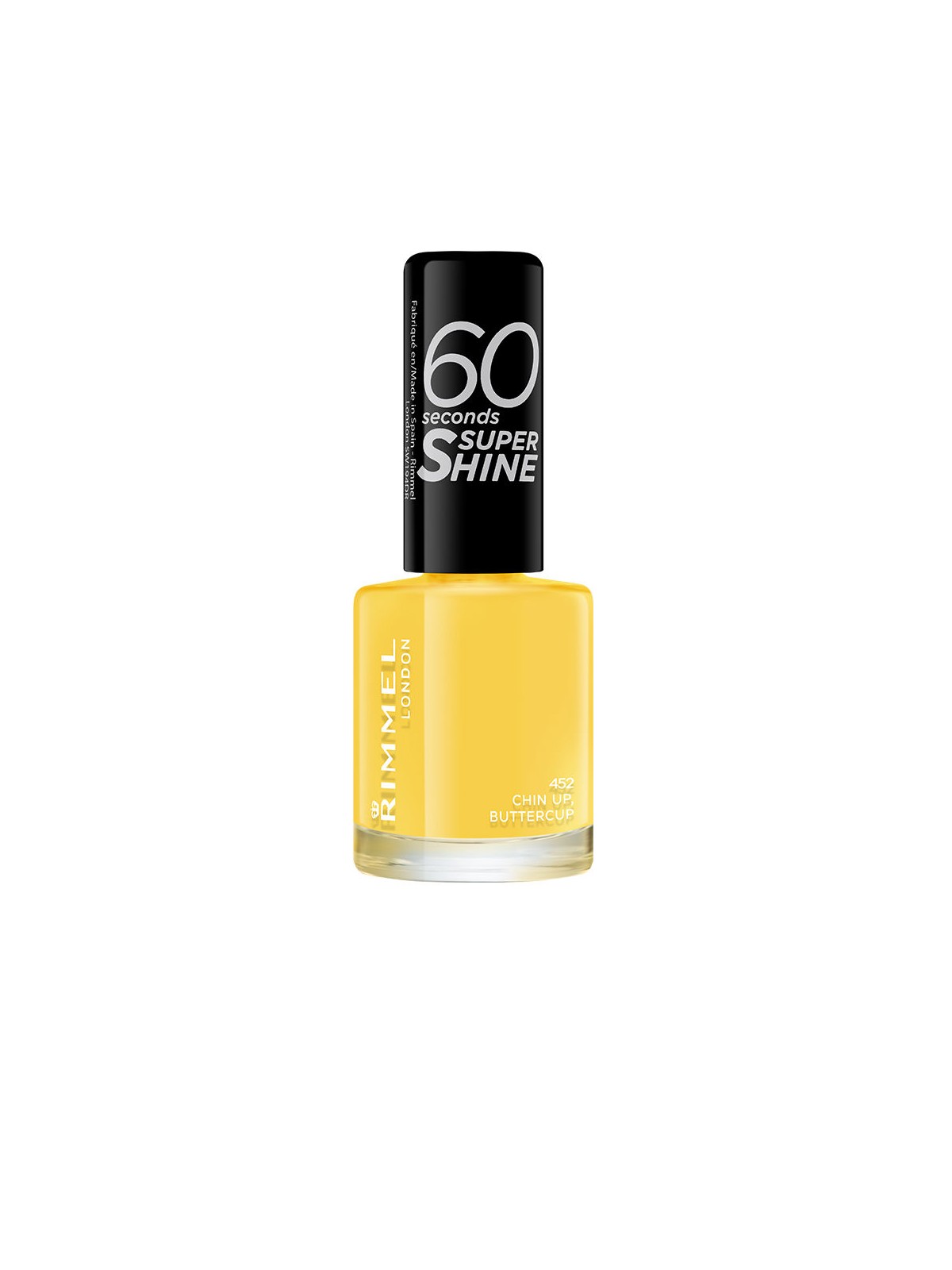Rimmel London Smalto per unghie 60 SECONDS SUPER SHINE n.452-chin up buttercup 8ml unisex