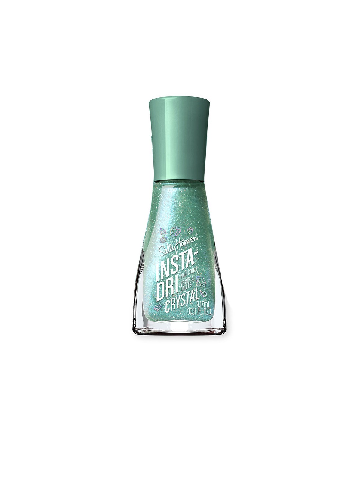 Sally Hansen Smalto per unghie INSTA-DRI CHROME n.121-Aquamarine Aura 9ml unisex
