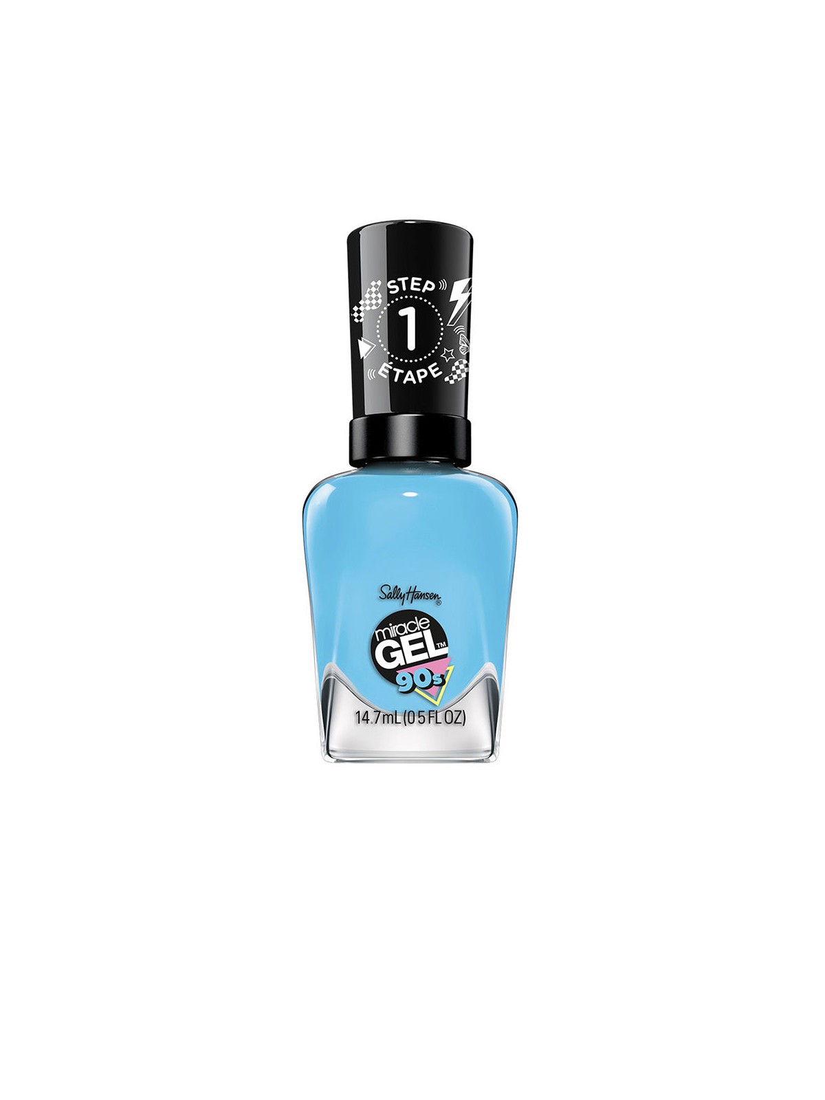 Sally Hansen Smalto per unghie MIRACLE GEL anni '90 n.886-I Blu That 14,7ml unisex