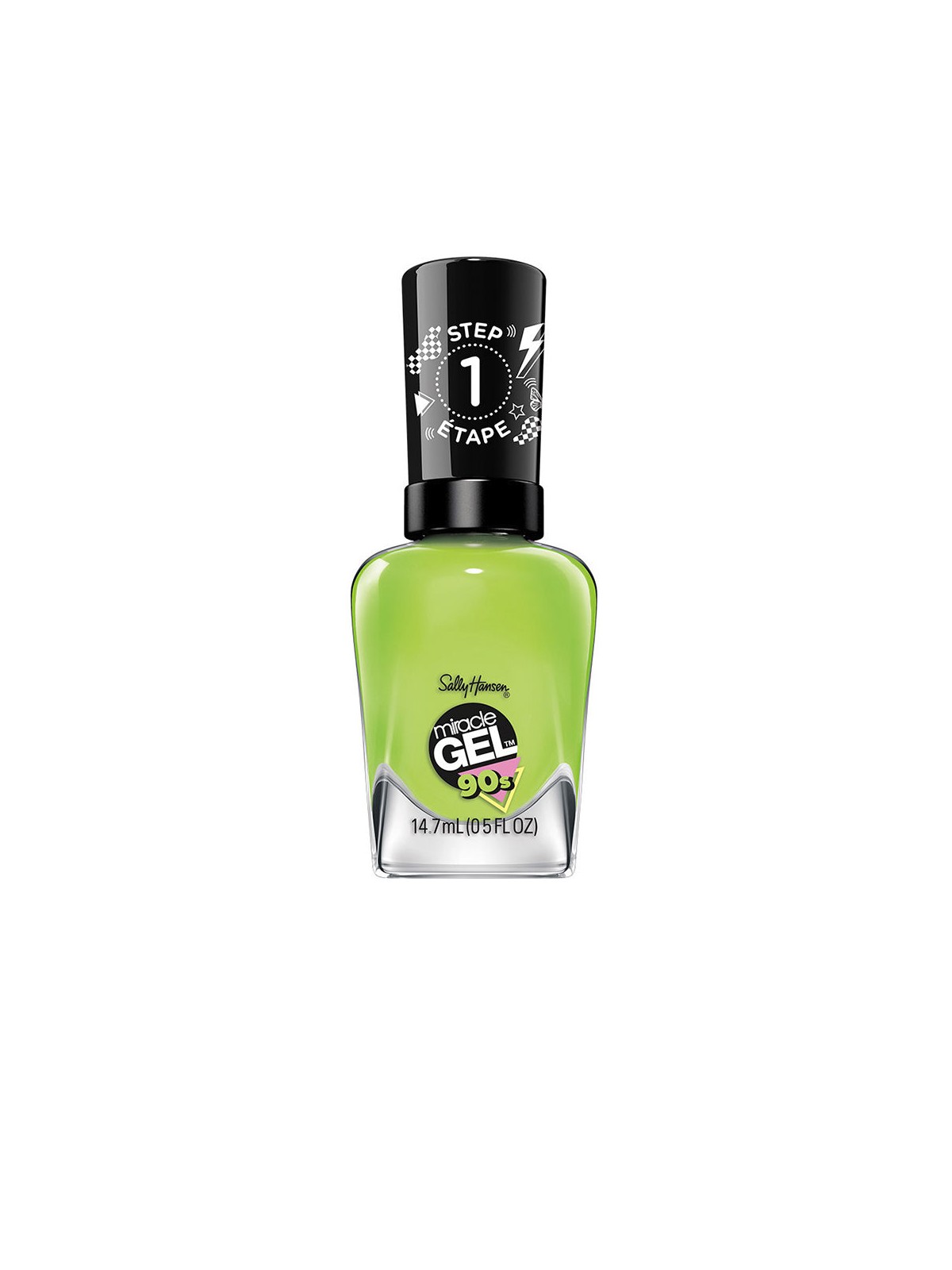 Sally Hansen Smalto per unghie MIRACLE GEL anni '90 n.890-Toadally Buggin 14,7ml unisex