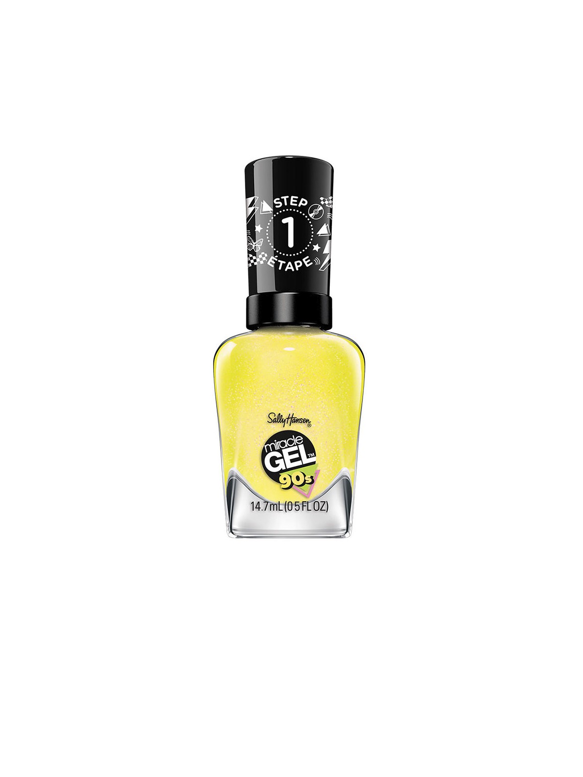 Sally Hansen Smalto per unghie MIRACLE GEL anni '90 n.891-Mixtape 14,7ml unisex
