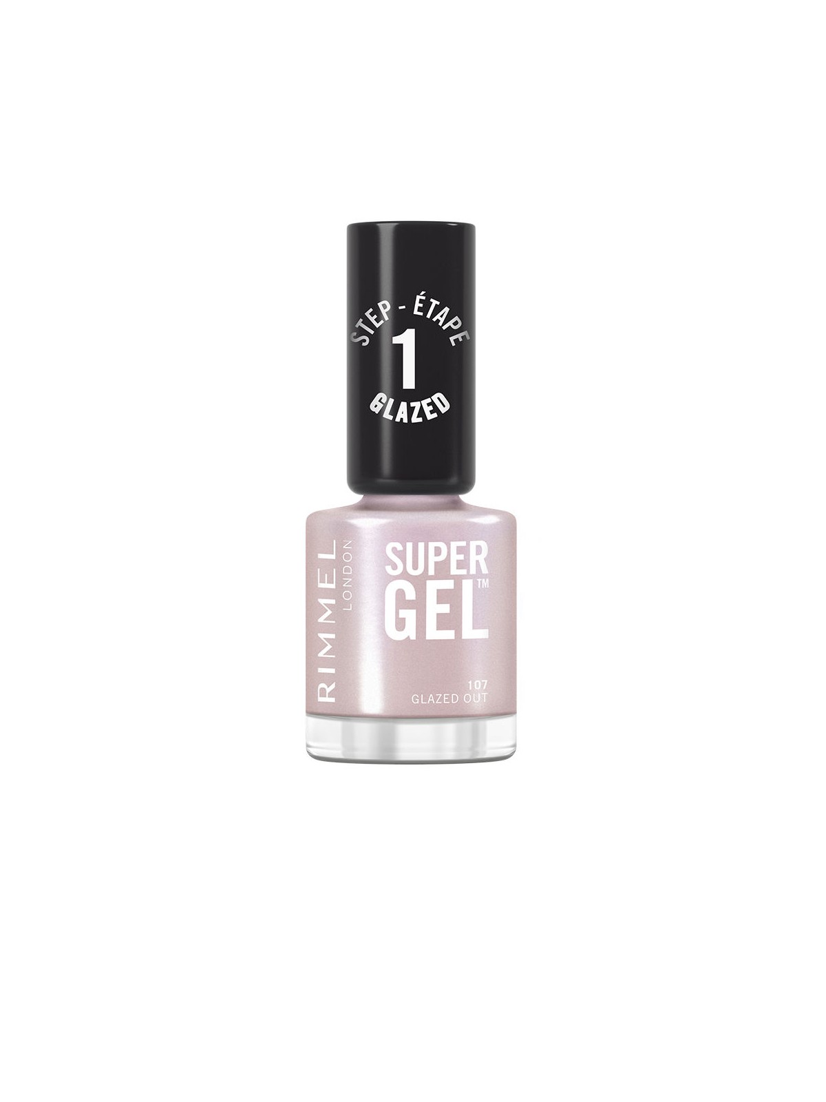 Rimmel London Smalto per unghie SUPER GEL n.107-Glazed out 12ml unisex