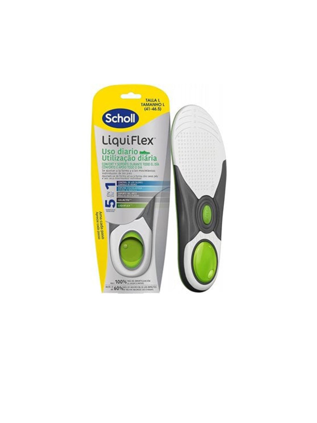 Scholl Solette LIQUIFLEX per supporto quotidiano n.Taglia 41-46.5 1 unità unisex