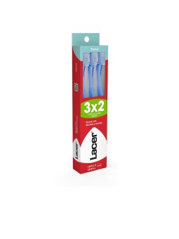 Lacer Spazzolino da denti morbido, confezione da 3 unisex
