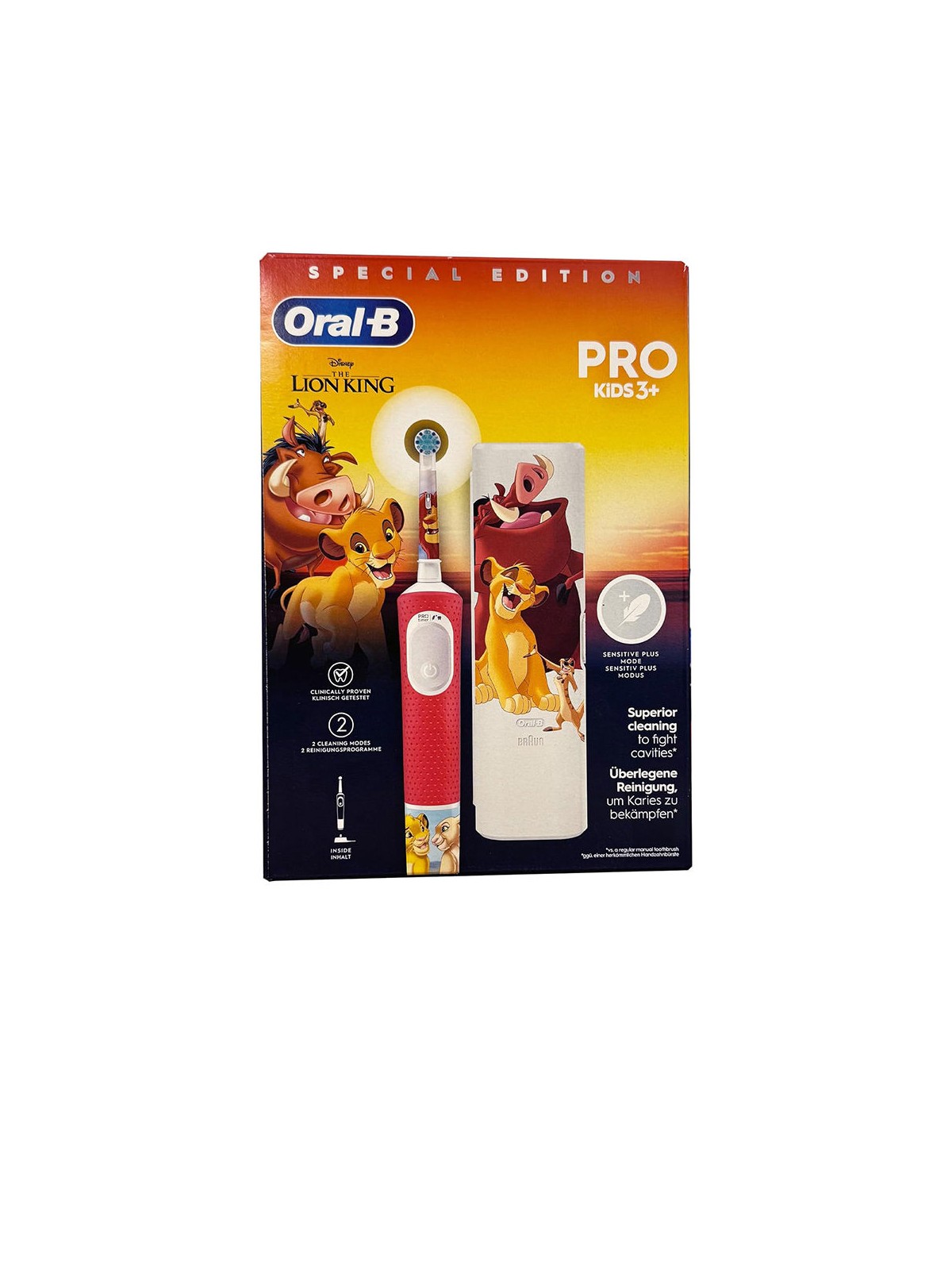 Oral-b Spazzolino elettrico VITALITY INFANTIL LION KING, 1 pezzo unisex