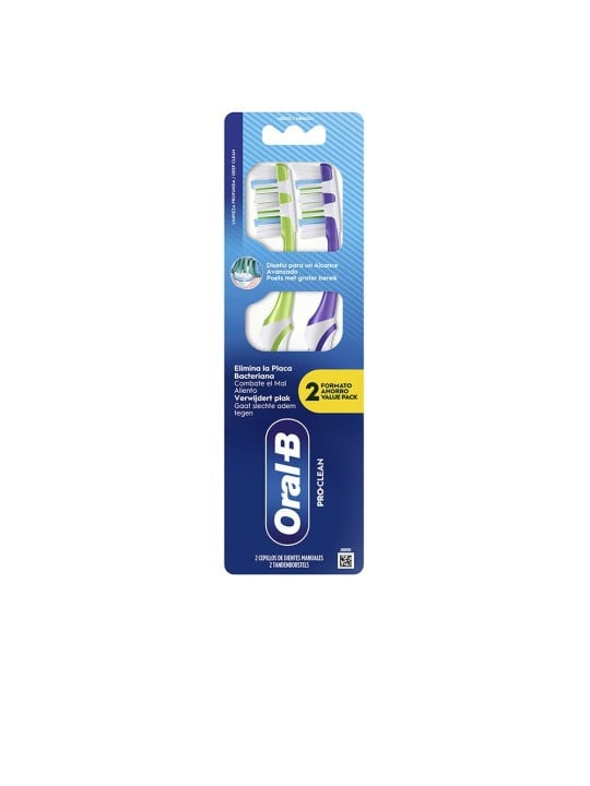 Oral-b Spazzolino PROCLEAN PLAQUE REMOVER 40 n.medio 2 unità unisex