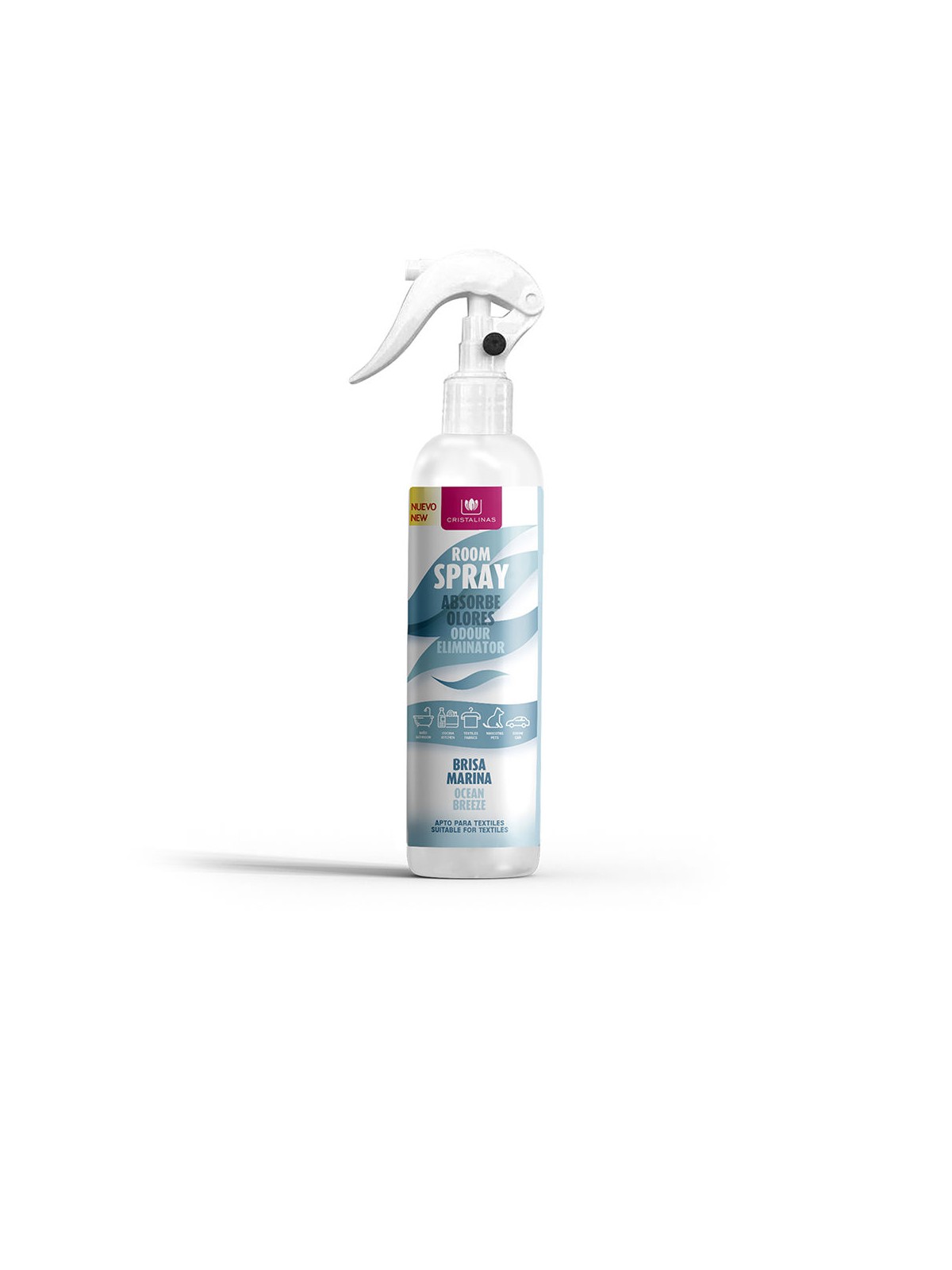 Cristalinas Spray assorbi-odori n.brezzamarina 250ml unisex
