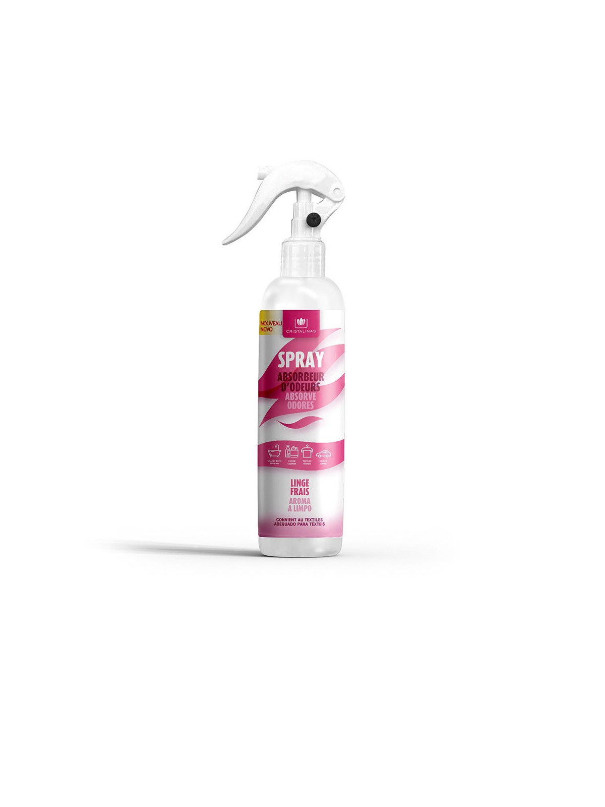 Cristalinas Spray assorbi-odori n.profumo fresco 250ml unisex