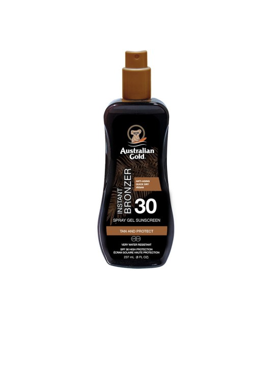 Australian Gold Spray gel solare SPF30 con autoabbronzante istantaneo 237ml unisex