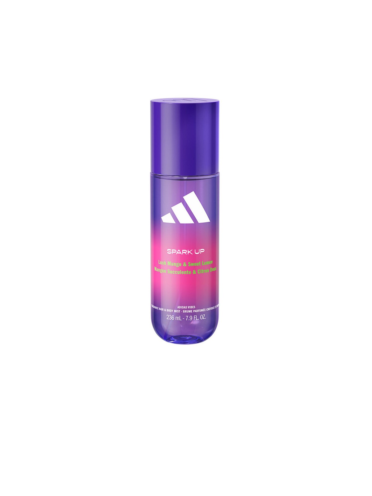 Adidas Spray profumato per capelli e corpo ADIDAS VIBES SPARK UP 236ml unisex
