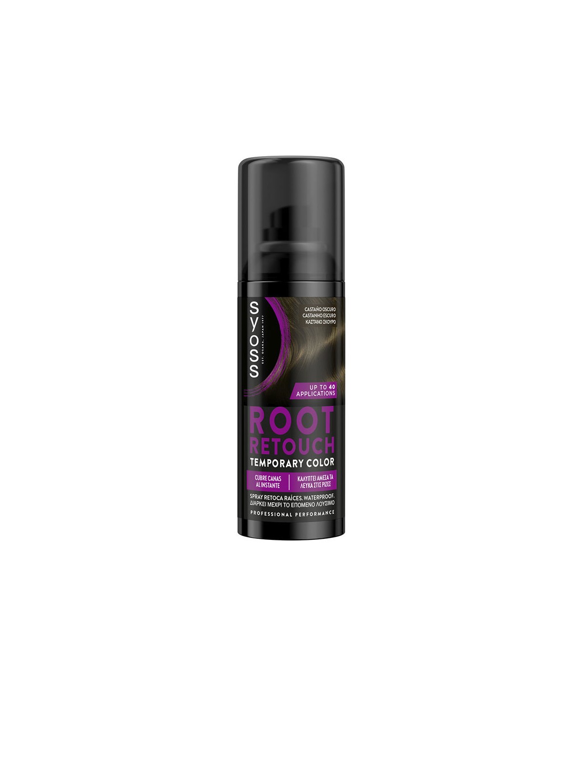 Syoss Spray ritocco radici n.Marrone Scuro 120ml unisex