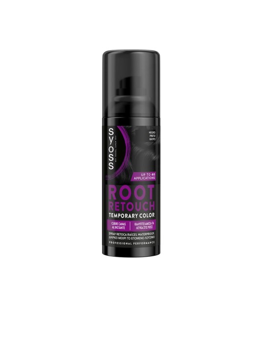 Syoss Spray ritocco radici n.Nero 120ml unisex
