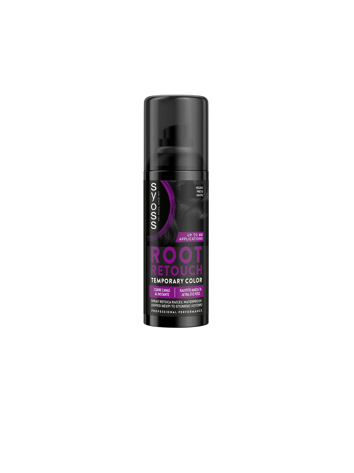 Syoss Spray ritocco radici n.Nero 120ml unisex