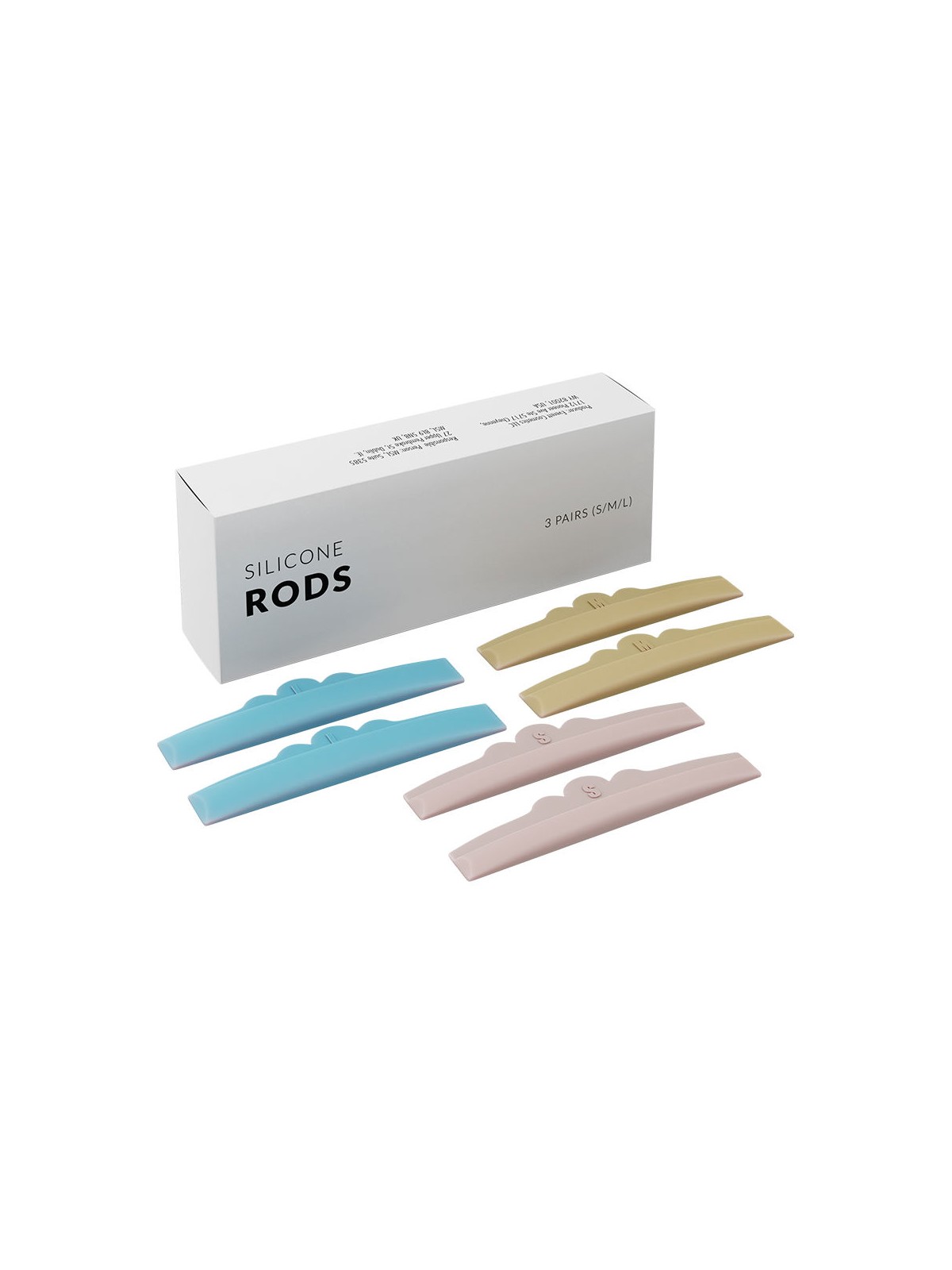 Nanolash Stampi per bacchette in silicone, 3 unità unisex