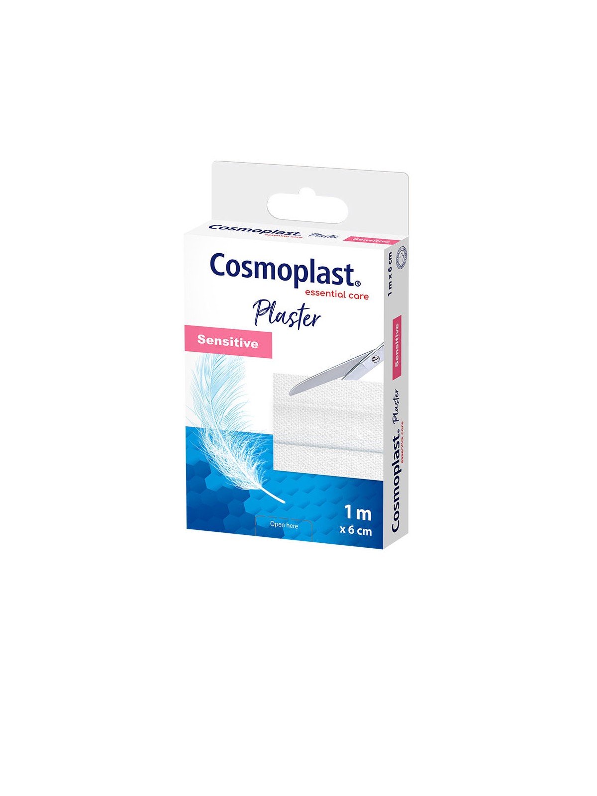 Cosmoplast Strisce sensibili COSMOPLAST da tagliare, 1 m x 6 cm unisex