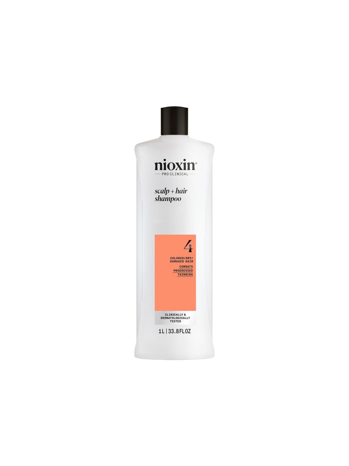 Nioxin SYSTEM 4 - Shampoo - Capelli Tinti e Danneggiati con Trattamento Anti-Indebolente Avanzato 1000ml unisex