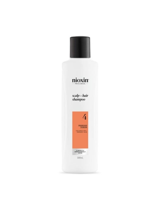 Nioxin SYSTEM 4 - Shampoo - Capelli Tinti e Danneggiati con Trattamento Anti-Indebolente Avanzato 300ml unisex