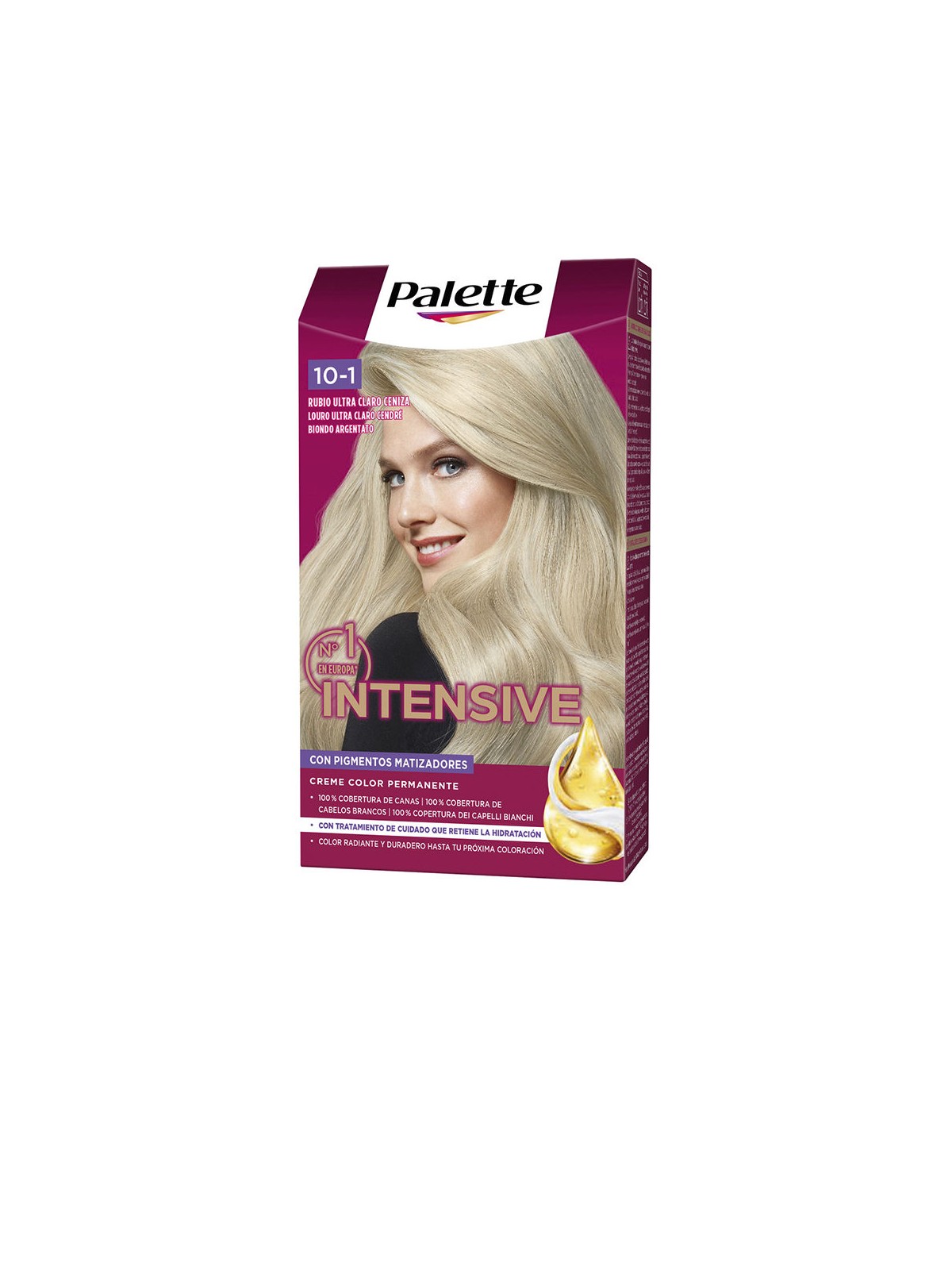 Palette Tinta per capelli PALETTE INTENSIVE n.10.1 - Biondo Cenere Ultra Chiaro 1 confezione donna