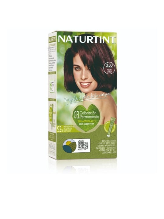 Naturtint Tintura per capelli NATURTINT senza ammoniaca n.3.60 - Nero ciliegia 170ml unisex