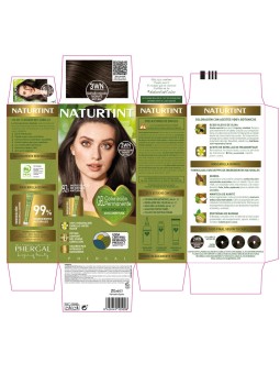 Naturtint Tintura per capelli NATURTINT senza ammoniaca n.3Wn-Castano Scuro Naturale Radioso 170ml unisex