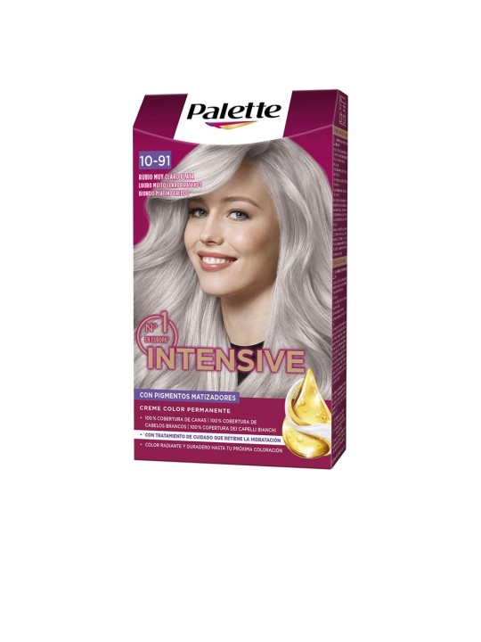 Palette Tintura per capelli PALETTE INTENSIVE n.10.91 - Biondo Argento Chiarissimo 1 confezione donna