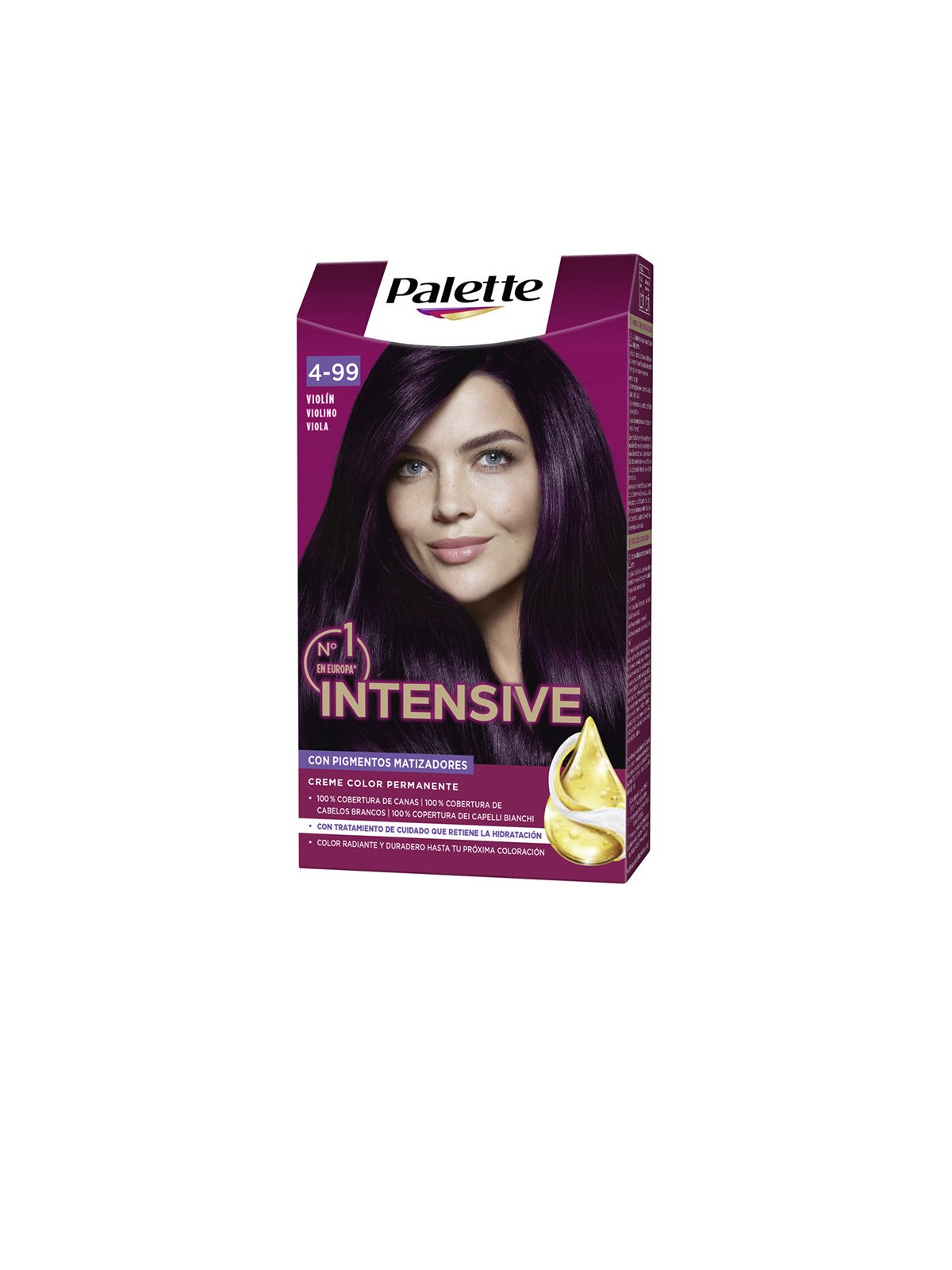 Palette Tintura per capelli PALETTE INTENSIVE n.4.99-violin 1 unità donna