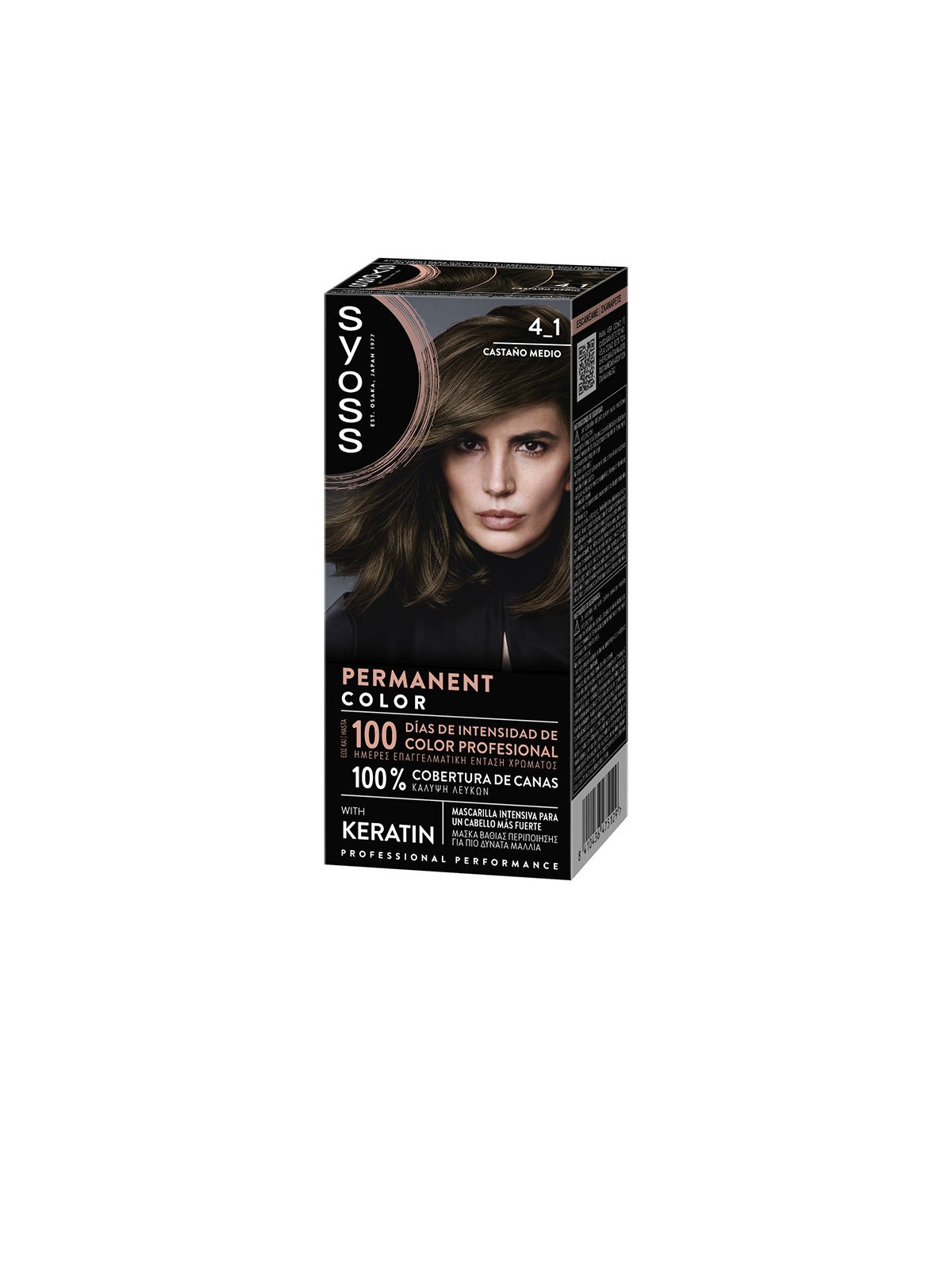 Syoss TINTURA PERMANENTE n.4.1 - Marrone Medio 1 unità unisex
