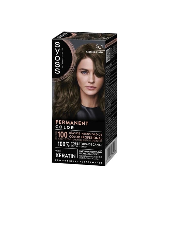 Syoss TINTURA PERMANENTE n.5.1 - Marrone chiaro 1 unità unisex
