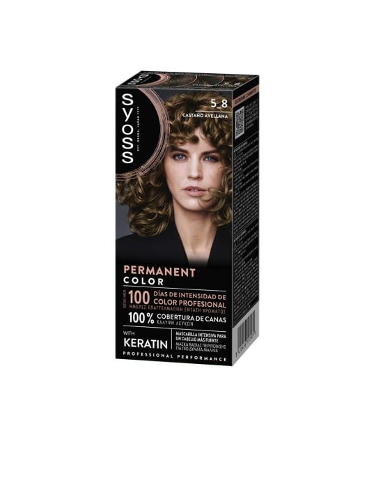 Syoss TINTURA PERMANENTE n.5.8 - Marrone Nocciola 1 unità unisex