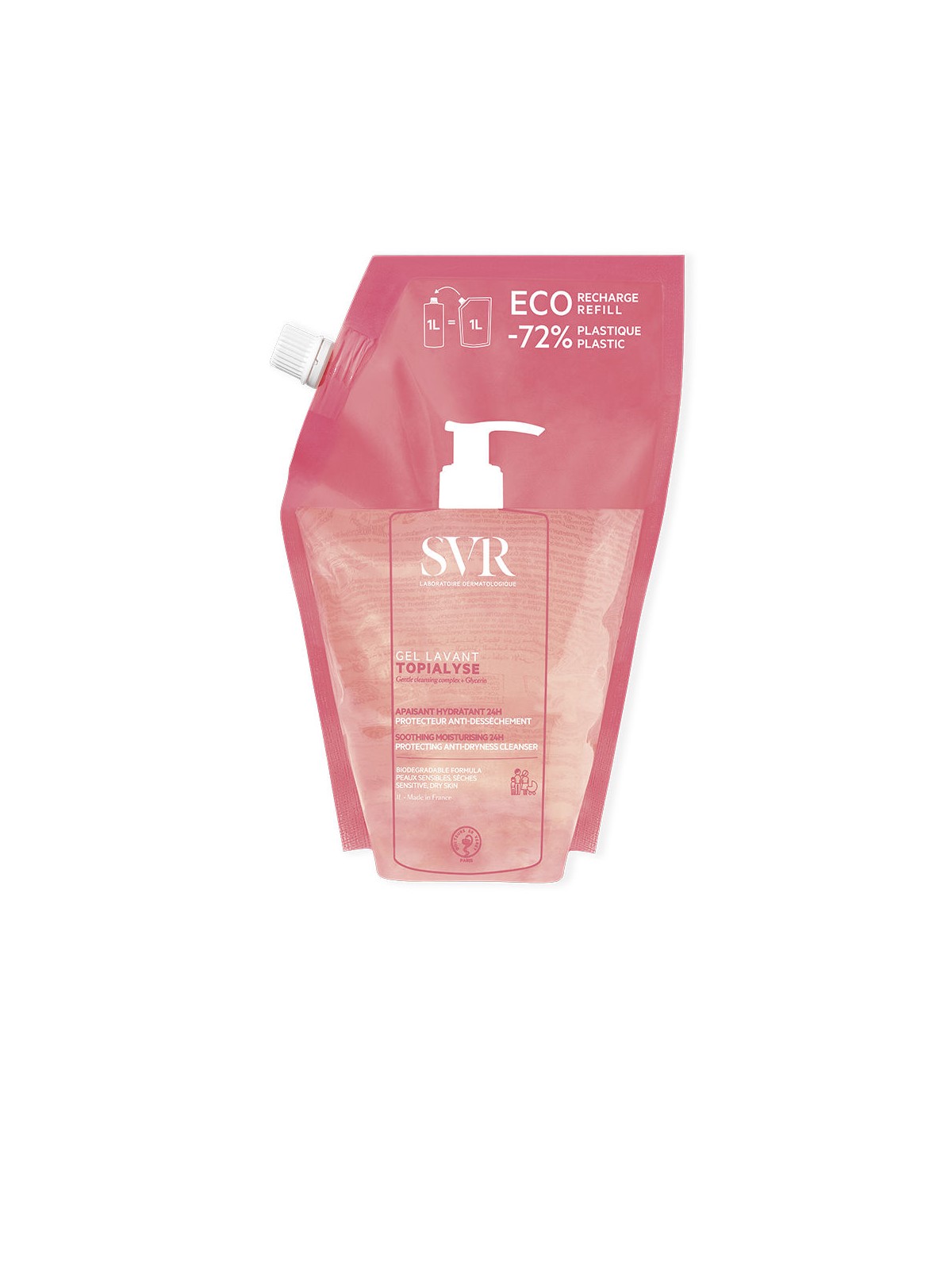 Svr TOPIALYSE gel detergente rigenerante 1000ml unisex