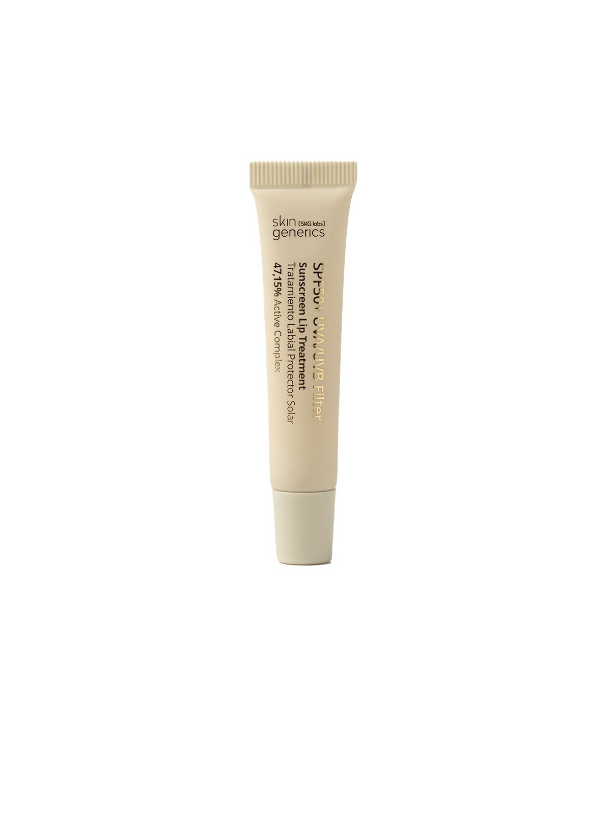 Skin Generics Trattamento labbra con protezione solare SPF50+ e filtro UVA/UVB, 7ml. unisex