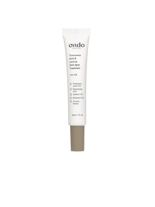 Ondo Beauty 36.5 Trattamento localizzato per macchie scure con acido tranexamico e liquirizia 30ml unisex