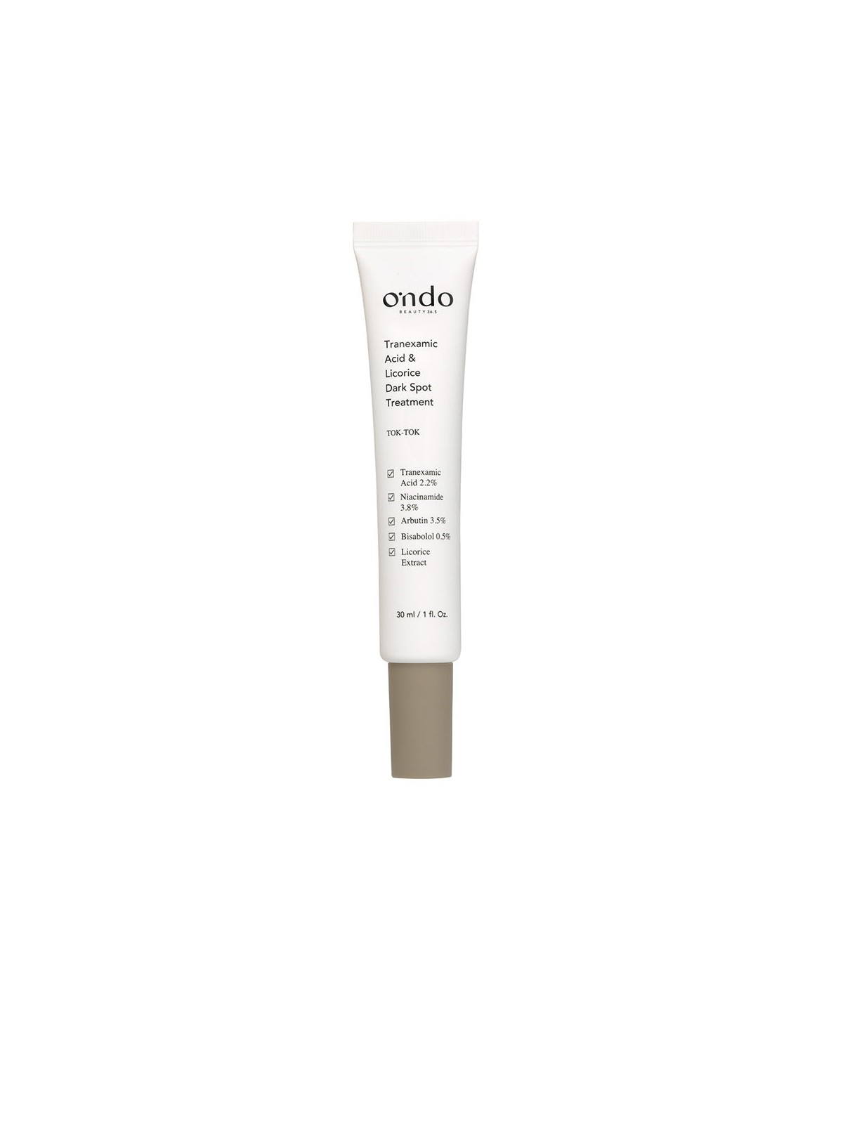 Ondo Beauty 36.5 Trattamento localizzato per macchie scure con acido tranexamico e liquirizia 30ml unisex