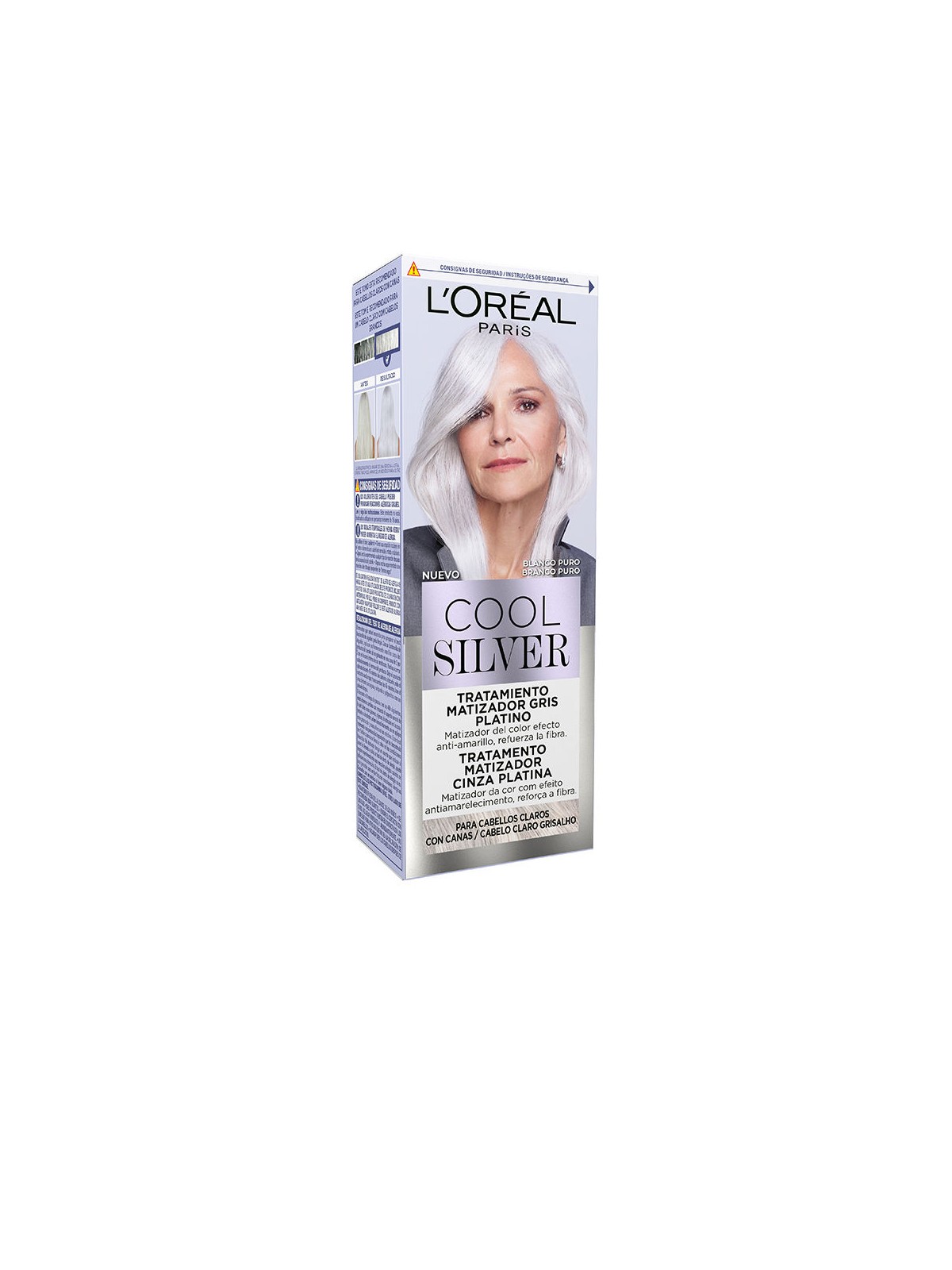 L'Oréal Paris TRATTAMENTO TONALIZZATORE COLOR ARGENTO FREDDOgrigio Platino n.Bianco Puro 1 unità unisex
