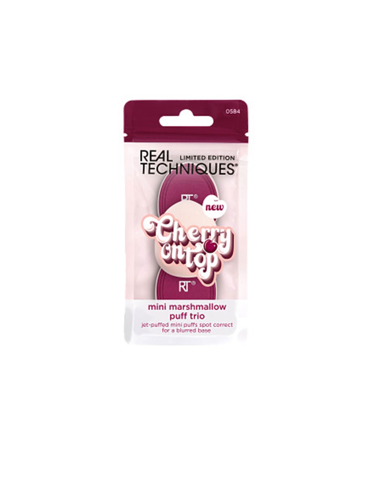 Real Techniques TRIO DI MINI MARSHMALLOW CON CILIEGIA IN CIMA - 3 PEZZI unisex
