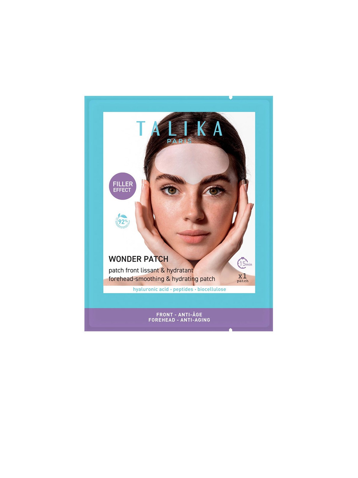 Talika WONDER PATCH patch levigante e idratante per la fronte, 1 pezzo donna