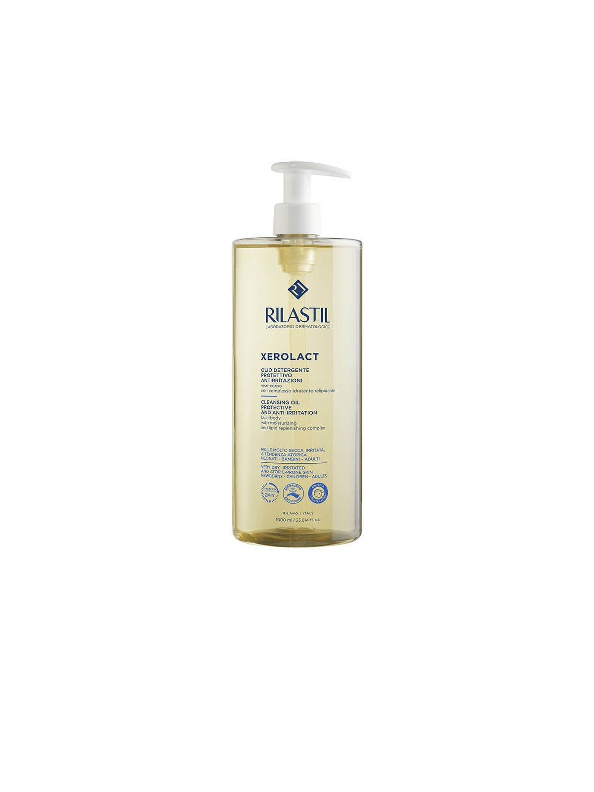 Rilastil XEROLACT gel detergente delicato e protettivo 1000ml unisex