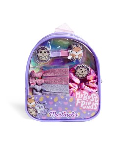 Martinelia ZAINO PER I MIEI MIGLIORI AMICI 8 pezzi 5 scrunchies + 2 clips + 1 backpack unisex