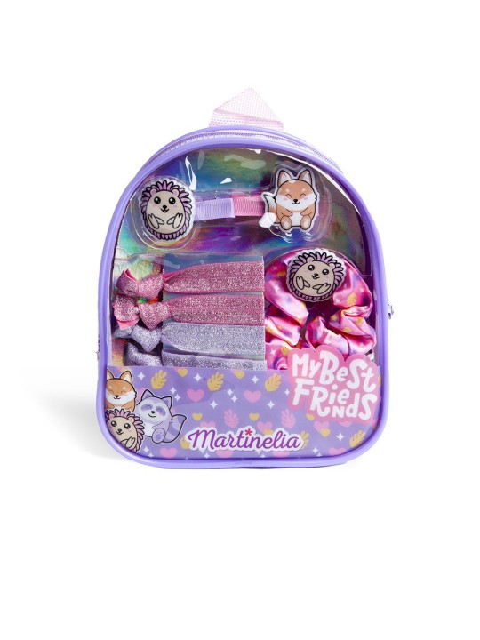 Martinelia ZAINO PER I MIEI MIGLIORI AMICI 8 pezzi 5 scrunchies + 2 clips + 1 backpack unisex