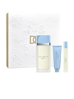 Dolce & Gabbana SET DA DONNA AZZURRA 3 PEZZI Eau de Toilette spray 100ml + Body lotion 50ml + Eau de Toilette spray 10ml donna