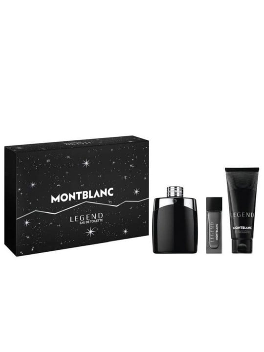 Montblanc Set LEGEND da 3 pezzi Eau de Toilette spray 100ml + Shower gel 100ml + Eau de Toilette spray 7.5ml unisex