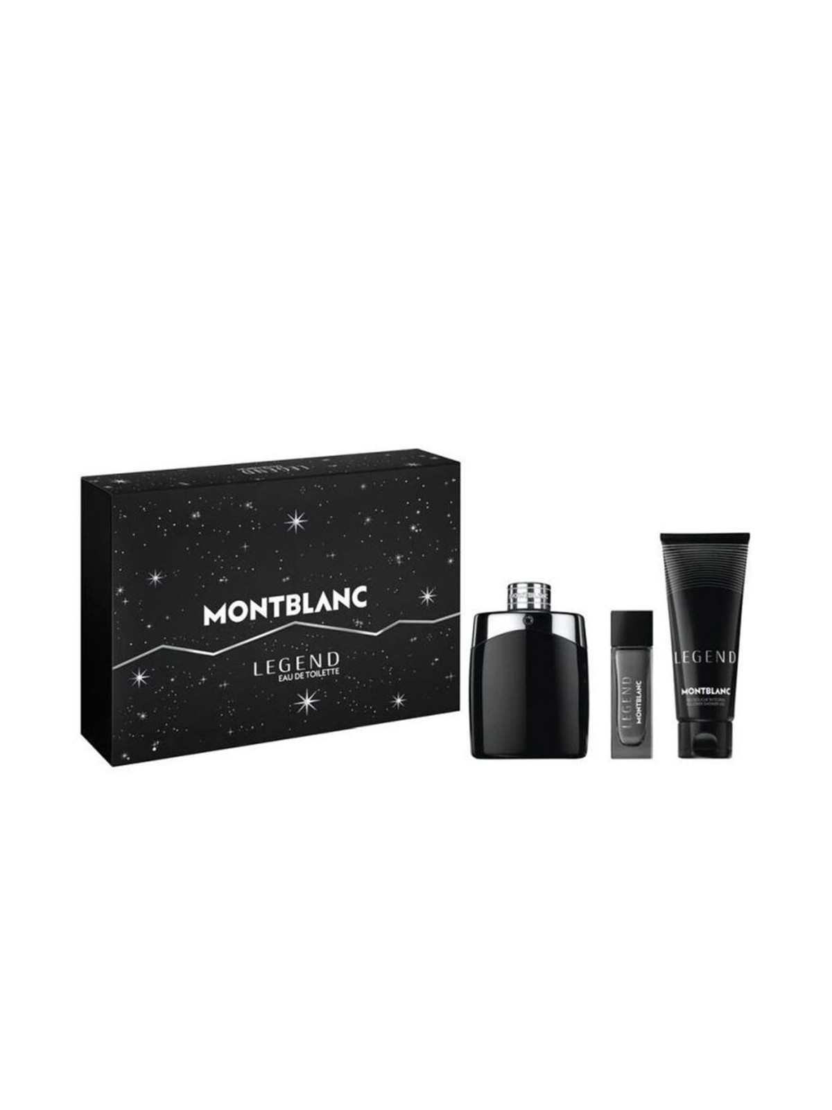 Montblanc Set LEGEND da 3 pezzi Eau de Toilette spray 100ml + Shower gel 100ml + Eau de Toilette spray 7.5ml unisex