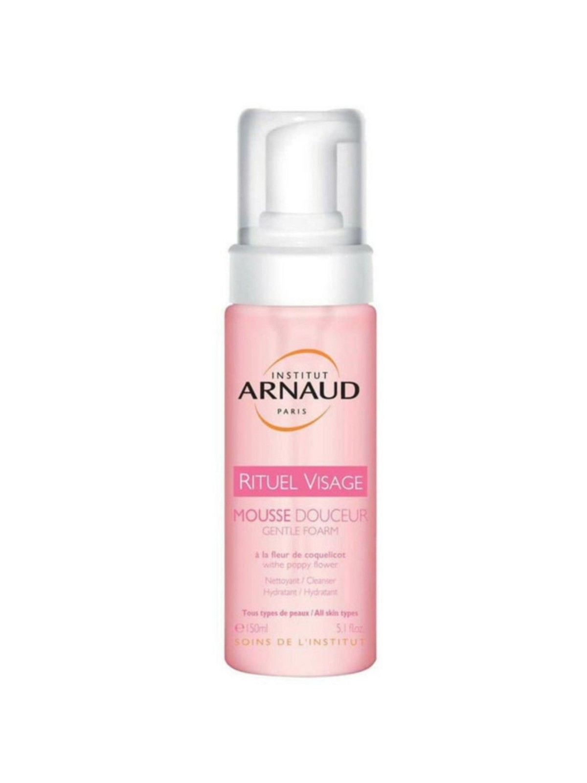Rituale di cura del viso Institut Arnaud - Schiuma detergente purificante naturale 150ml