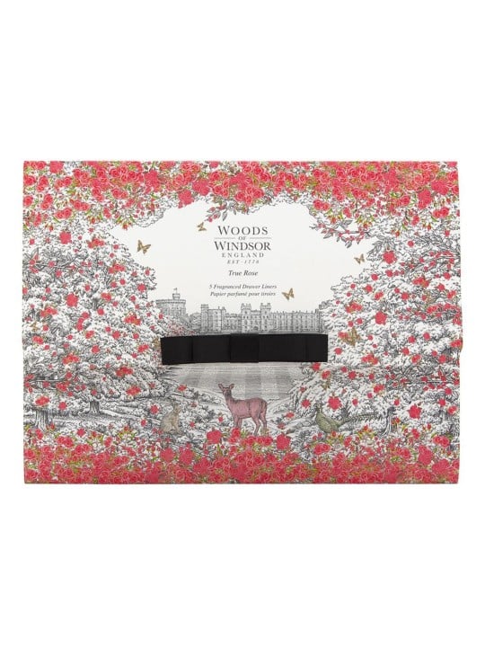 Woods Of Windsor True Rose Deodorante per armadi alla rosa 5 pezzi