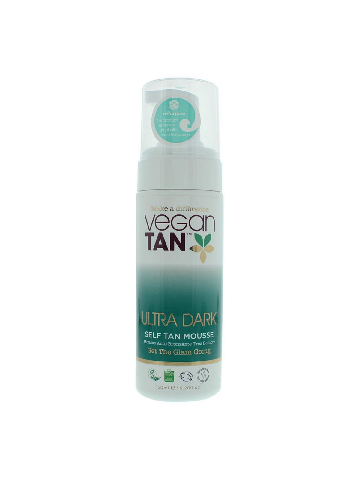 Mousse autoabbronzante vegana ultra scura 150ml