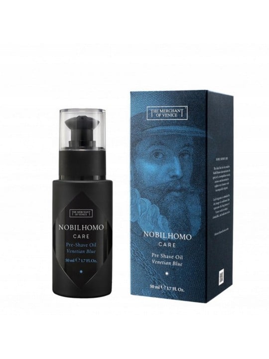 Olio pre-barba idratante e ammorbidente all'olio d'oliva blu veneziano The Merchant Of Venice 50ml