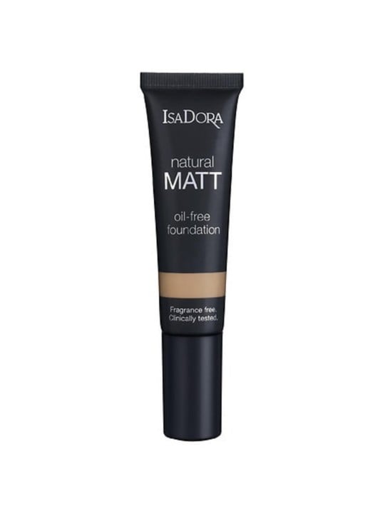 Fondotinta liquido opacizzante IsaDora Natural Matt Oil-Free tonalità 18 Mandorla 35ml