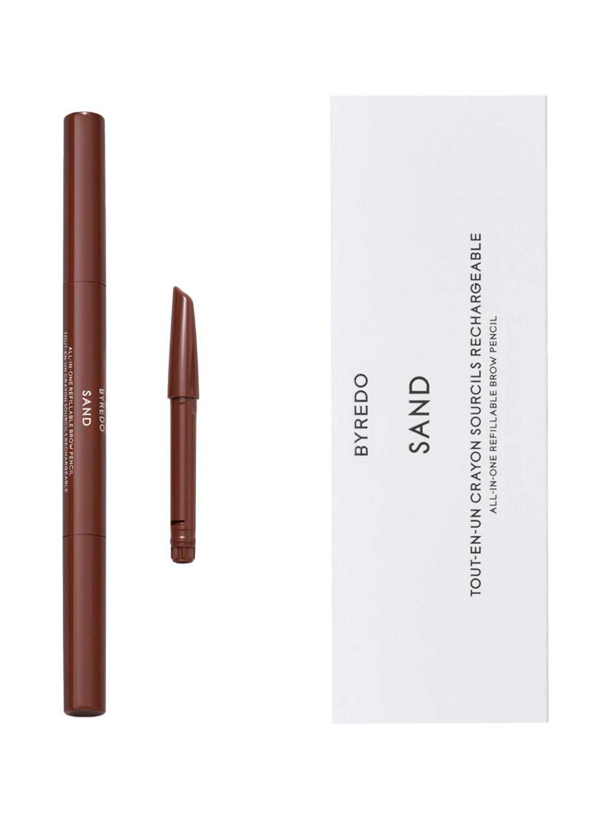 Byredo Matita per sopracciglia impermeabile tutto in uno matita e pennello 2 in 1 tonalità 01 Sand 05 g