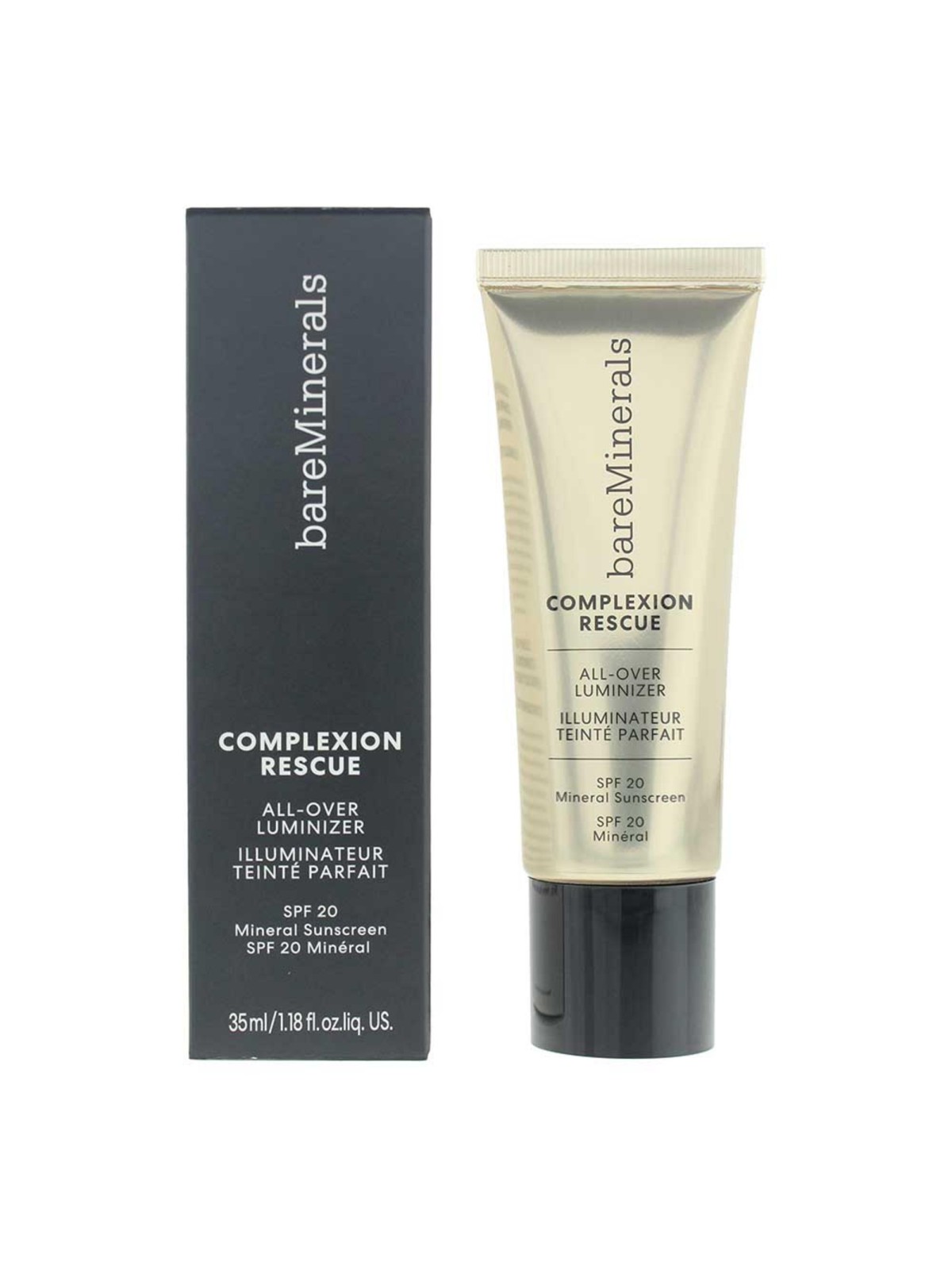 BareMinerals Complexion Rescue Illuminante Liquido Illuminante Golden Peach SPF 20 per il Viso 35ml