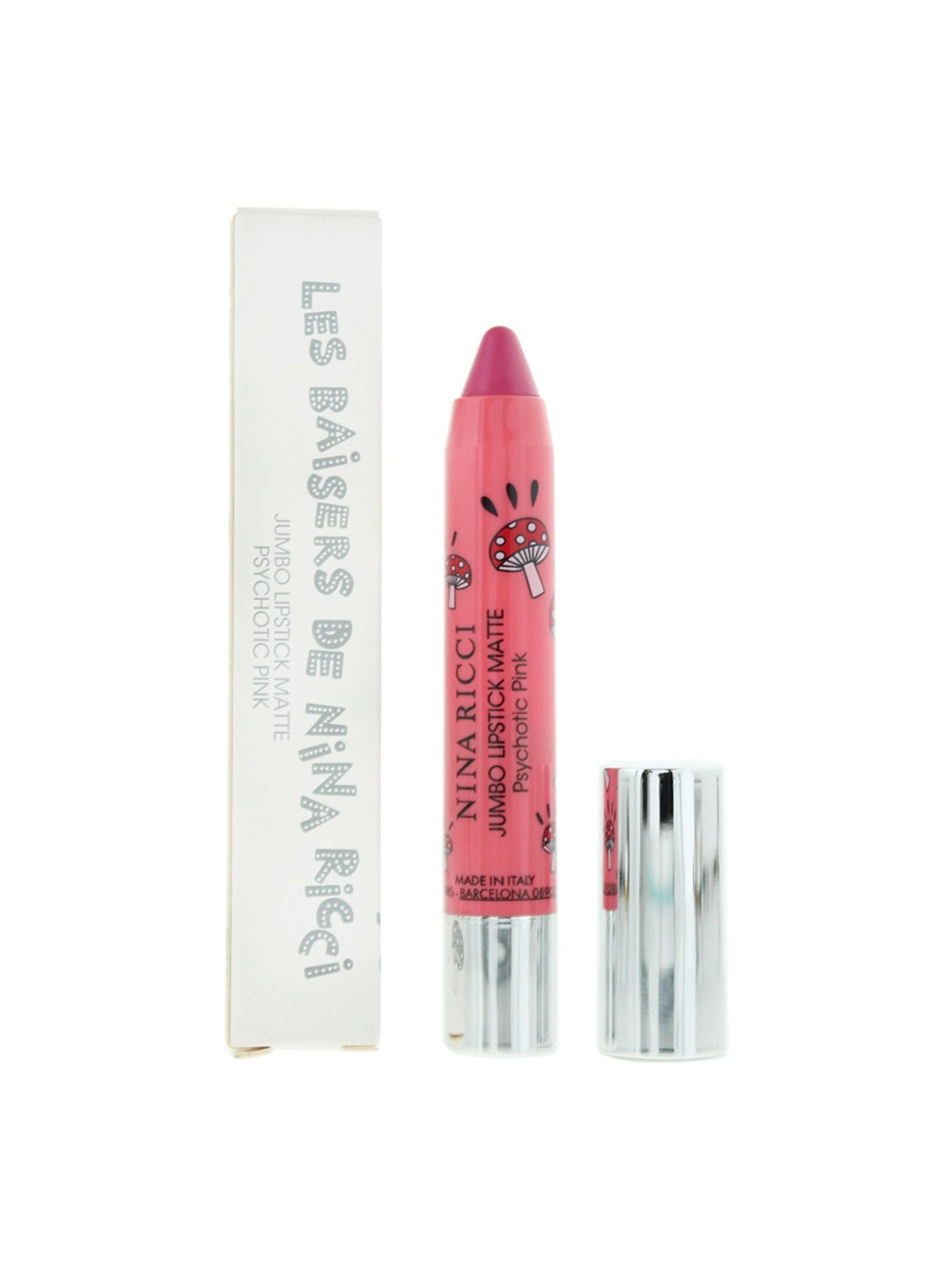 Rossetto liquido opaco Nina Ricci Jumbo Jumbo Matte Cream Lipstick Psychotic Pink 25 g